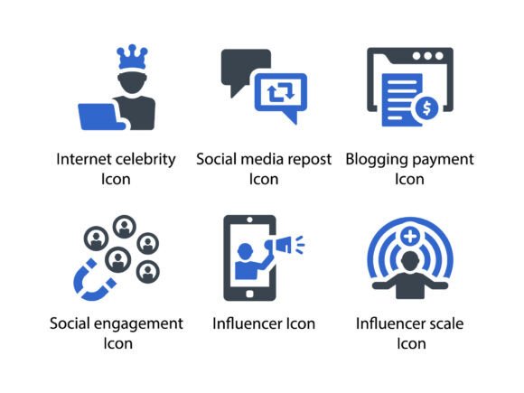 A Designer's Review of the Influencers Marketing Icon Set 3 Graphics