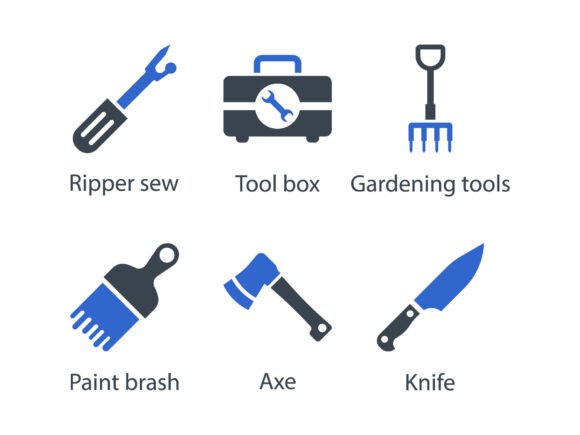 A Professional Designer's Take on Essential Tools Icon Set 5