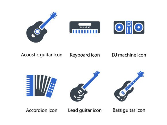 A Professional Review of Musical Instrument Icon Graphics