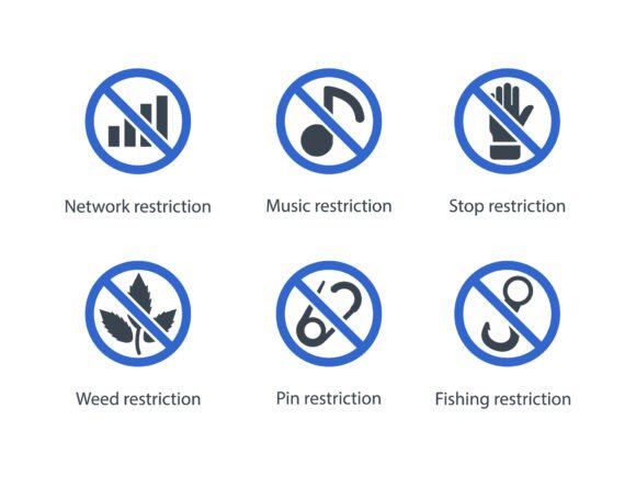 A Professional Review of the Restriction Icon Set 8 Graphics
