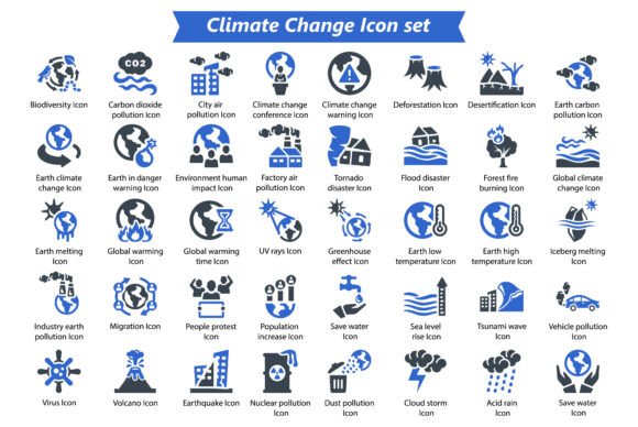 An Icon Set for Earth-Conscious Branding & Graphics