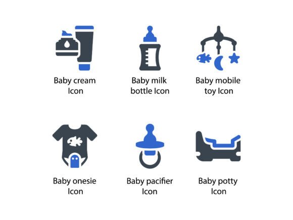 Childhood Baby Icon Set 3: Icons & Graphics Review