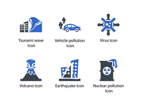 Climate Change Icon Set 6 Graphics & Icons Review
