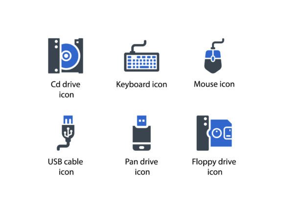 Computer Hardware Icon Set 1: Graphics & Icons Review