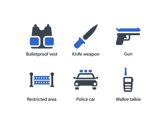 Crime Investigation Graphics: An Icon Set for Crafters