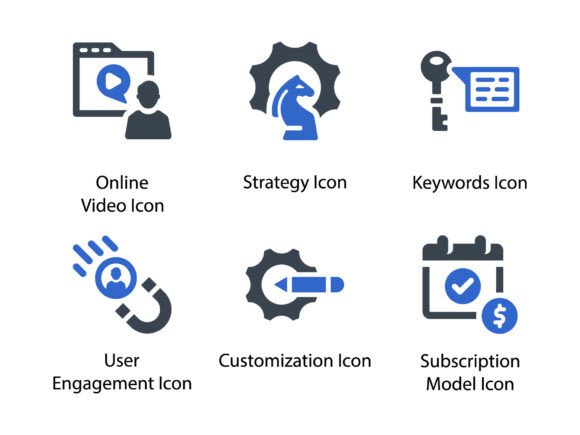 Digital Marketing Icon Set 8: A Flexible Graphics Package