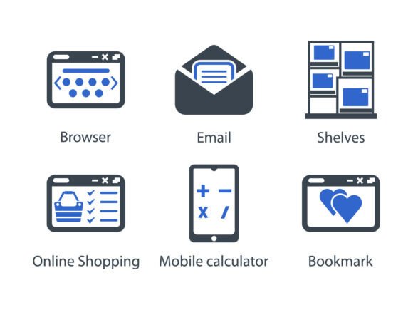 E Commerce Shopping Icon Set 15: Graphics & Icons for Digital Sellers