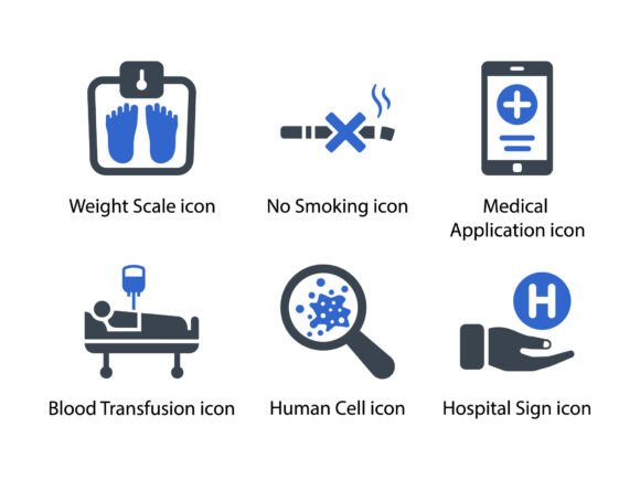 Elevate Your Health Content with These Professional Healthcare Icons