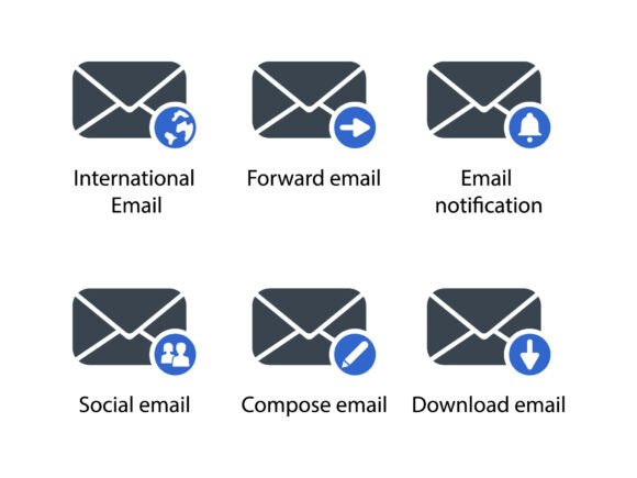 Email Icon Set 1: A Crafter’s Review of the Glyph Icon Graphics