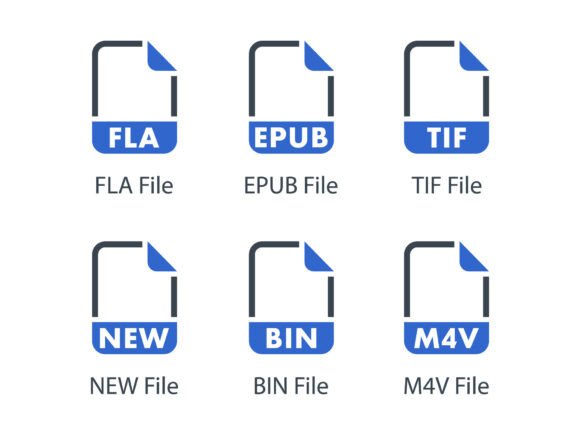 File Format Graphics Icons for Crafters