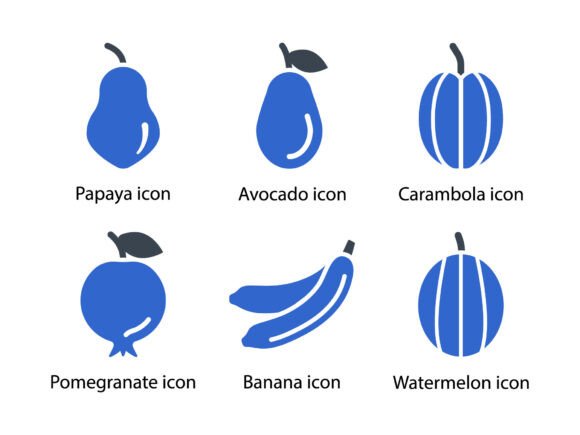 Fruits Icon Set 2: A Brand Designer’s Review for Local Business Graphics