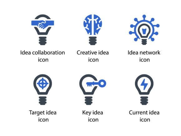 Idea Icon Set 5 in Real Embroidery Projects