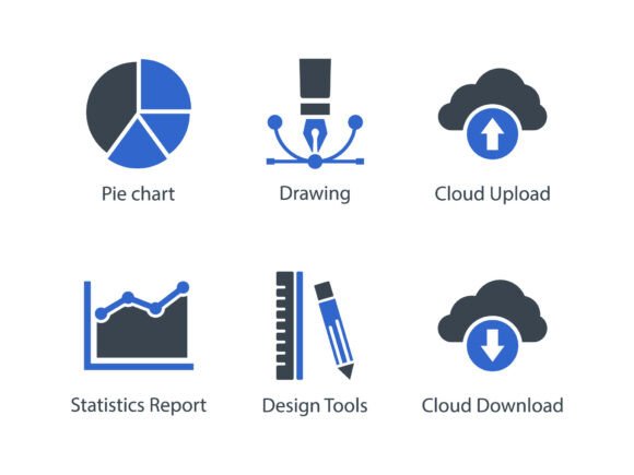 SEO Internet Blue Icon Set 10 Graphics & Icons Review