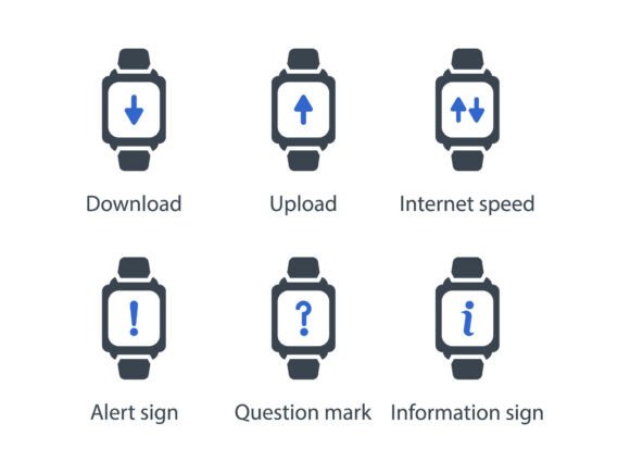 Smart Watch Icons: A Designer's Review for Brand Graphics